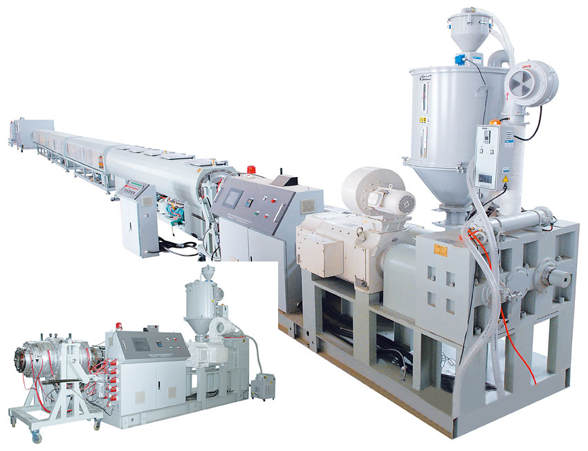 HDPE pipe machine